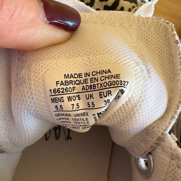 NWOB Converse Street All Star Low Leopard Cheetah Animal Print  Sneakers 7.5 - Picture 11 of 11